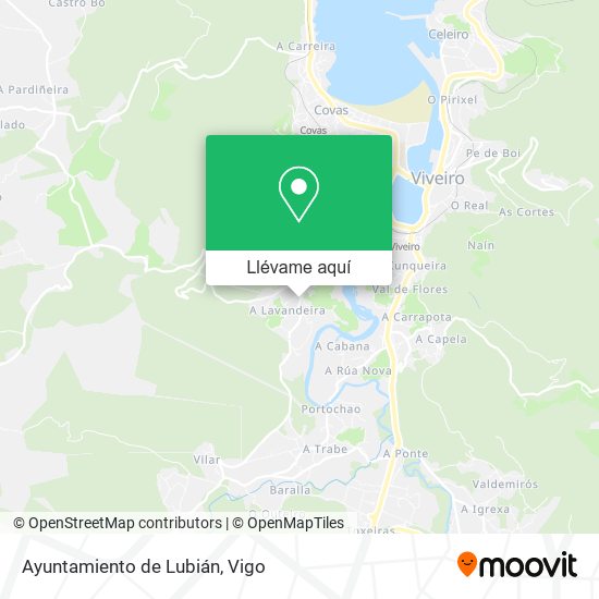 Mapa Ayuntamiento de Lubián