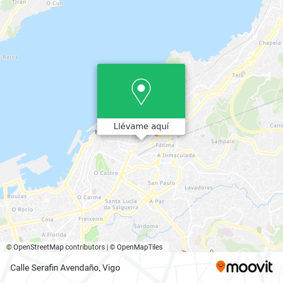 Mapa Calle Serafin Avendaño