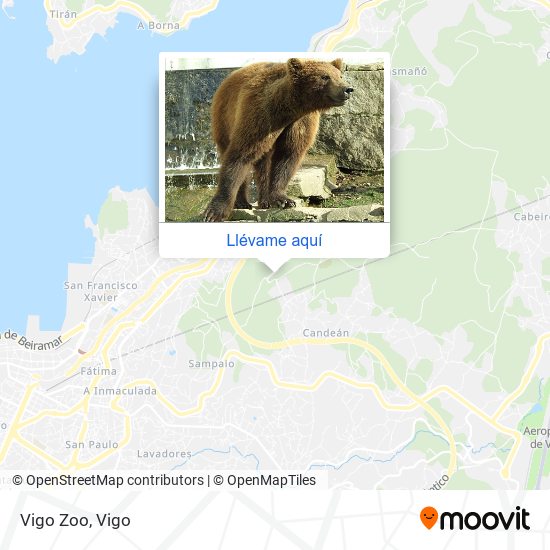 Mapa Vigo Zoo