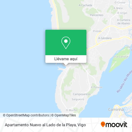 Mapa Apartamento Nuevo al Lado de la Playa