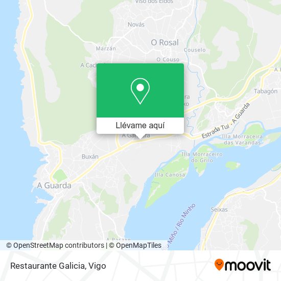 Mapa Restaurante Galicia