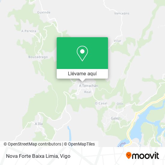 Mapa Nova Forte Baixa Limia