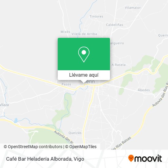 Mapa Café Bar Heladería Alborada