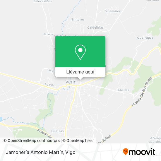 Mapa Jamonería Antonio Martín