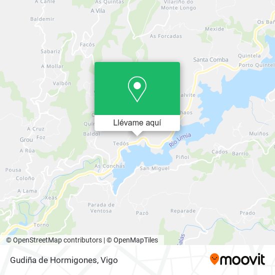 Mapa Gudiña de Hormigones