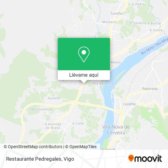 Mapa Restaurante Pedregales