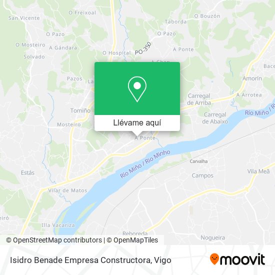 Mapa Isidro Benade Empresa Constructora