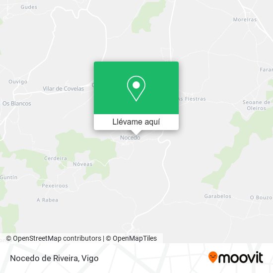 Mapa Nocedo de Riveira