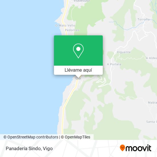 Mapa Panadería Sindo