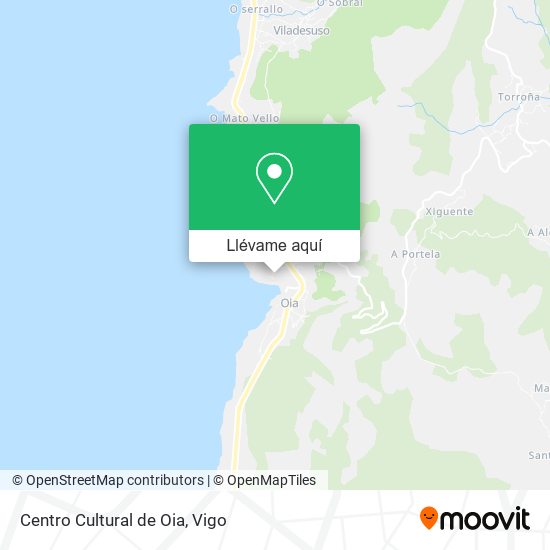 Mapa Centro Cultural de Oia
