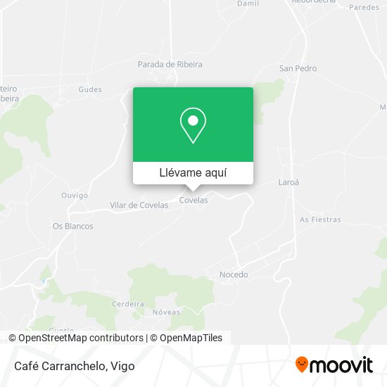Mapa Café Carranchelo