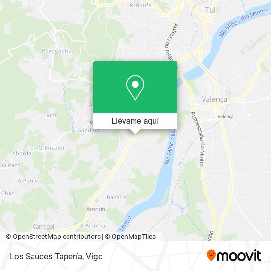 Mapa Los Sauces Tapería