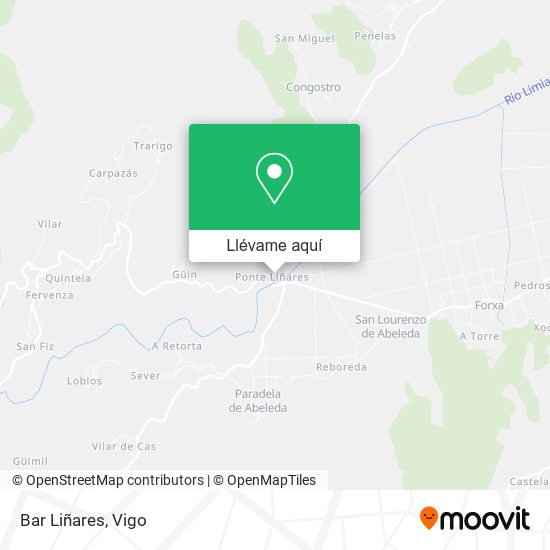 Mapa Bar Liñares