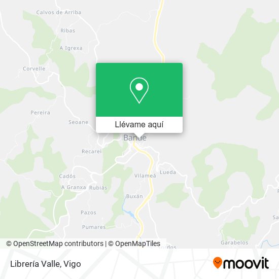 Mapa Librería Valle