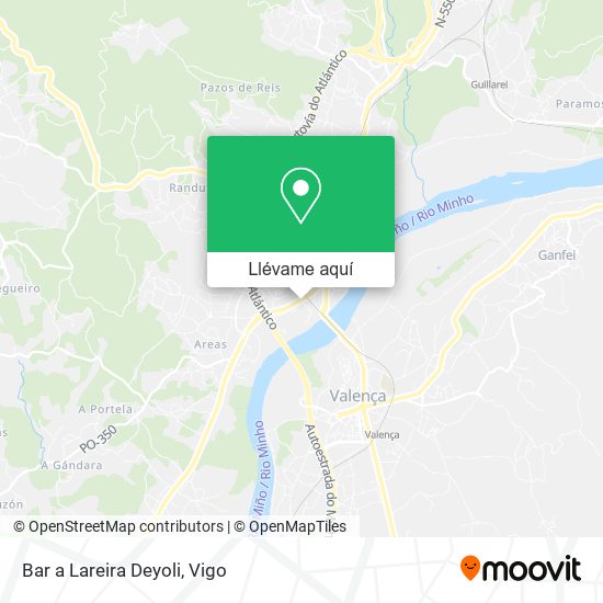 Mapa Bar a Lareira Deyoli