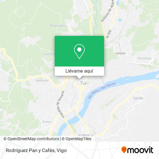 Mapa Rodríguez Pan y Cafés