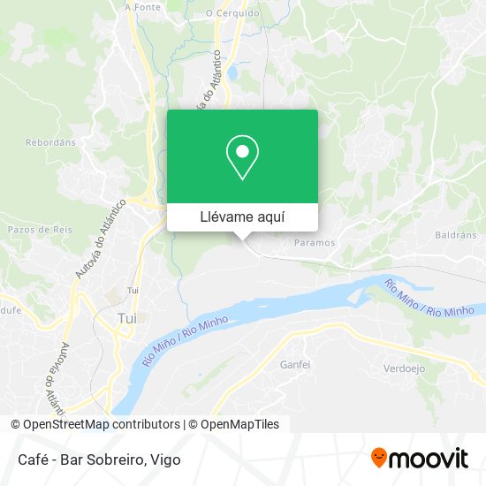 Mapa Café - Bar Sobreiro