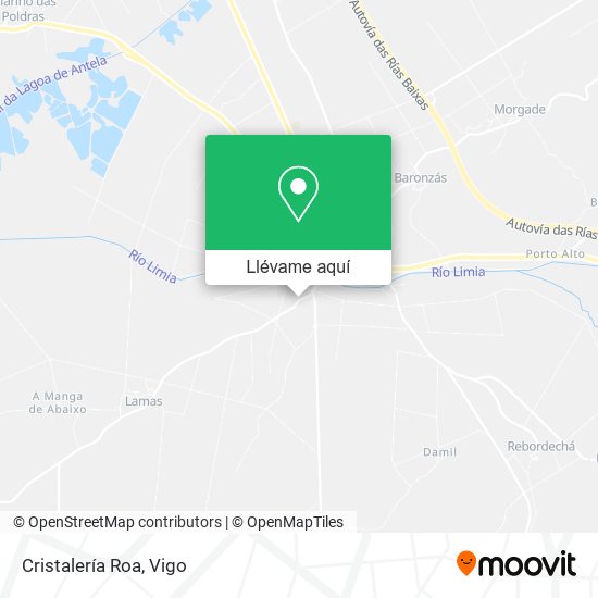 Mapa Cristalería Roa