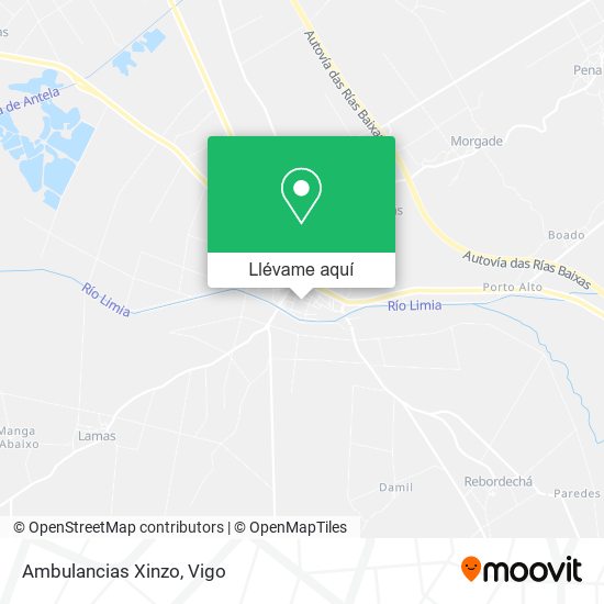 Mapa Ambulancias Xinzo