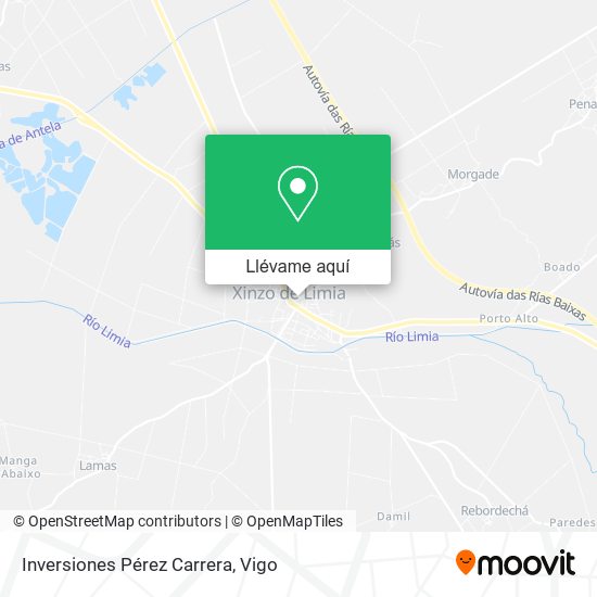 Mapa Inversiones Pérez Carrera