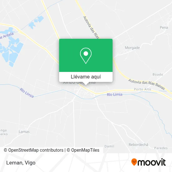 Mapa Leman