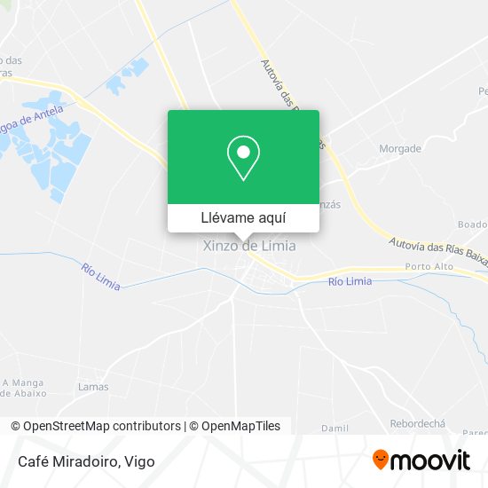 Mapa Café Miradoiro