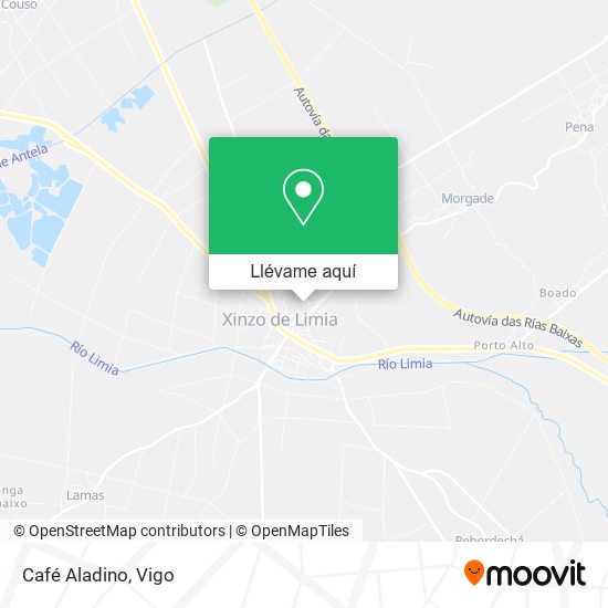 Mapa Café Aladino
