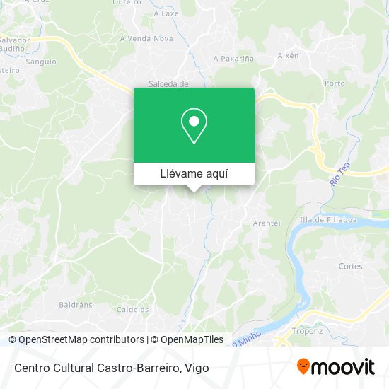 Mapa Centro Cultural Castro-Barreiro