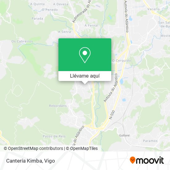 Mapa Cantería Kimba