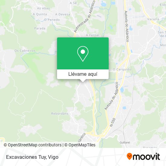 Mapa Excavaciones Tuy