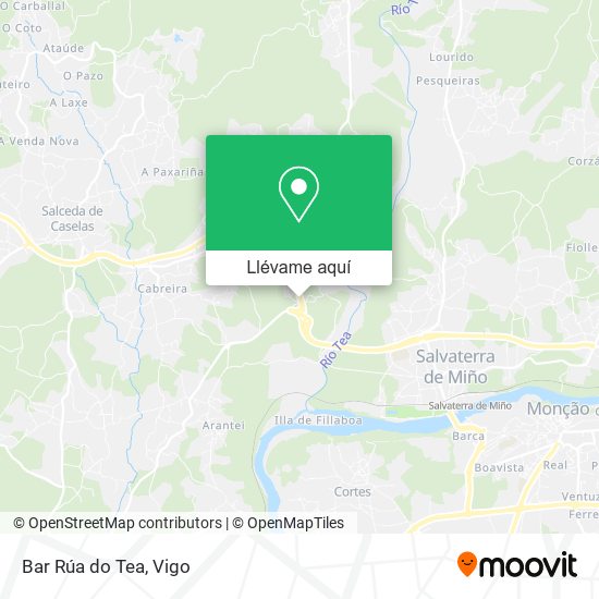 Mapa Bar Rúa do Tea