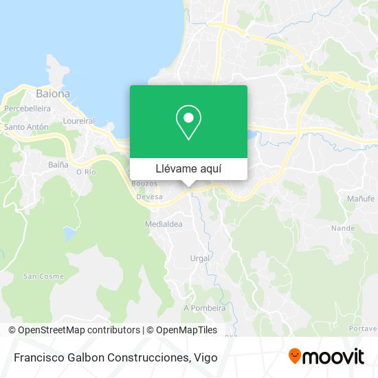 Mapa Francisco Galbon Construcciones