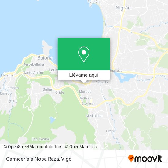 Mapa Carnicería a Nosa Raza