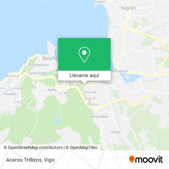 Mapa Aceros Trillizos