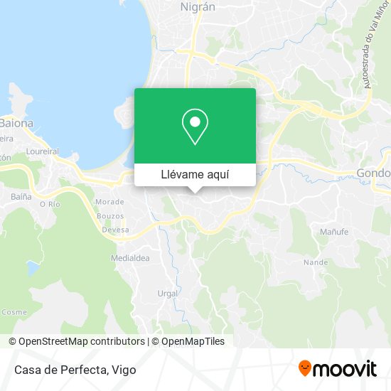 Mapa Casa de Perfecta