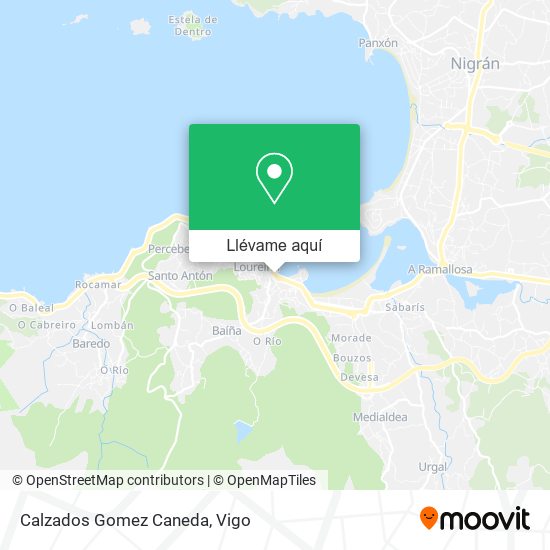 Mapa Calzados Gomez Caneda