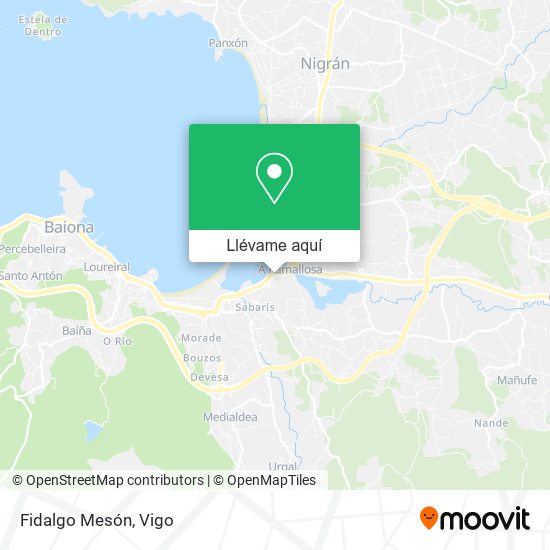 Mapa Fidalgo Mesón