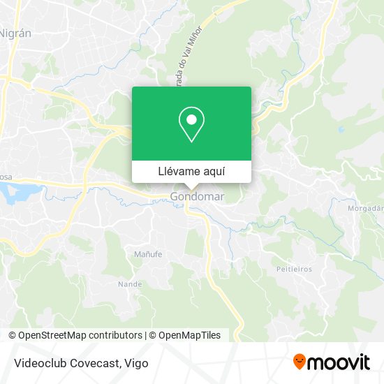 Mapa Videoclub Covecast