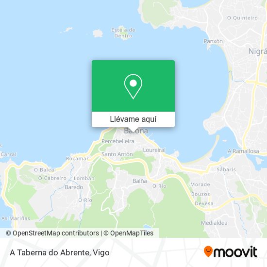 Mapa A Taberna do Abrente