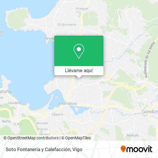 Mapa Soto Fontaneria y Calefacción