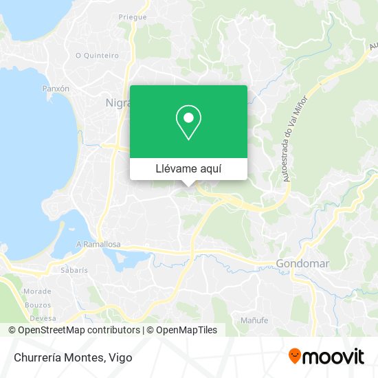 Mapa Churrería Montes