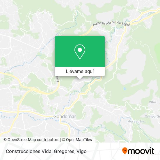 Mapa Construcciones Vidal Gregores
