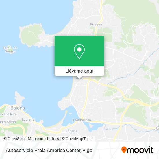 Mapa Autoservicio Praia América Center