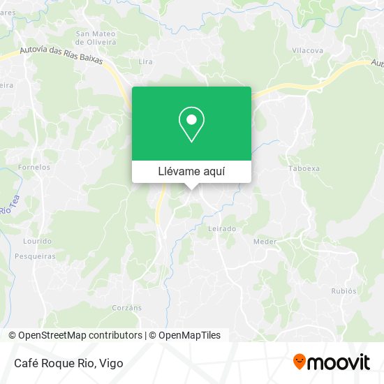 Mapa Café Roque Rio