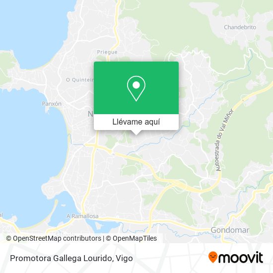 Mapa Promotora Gallega Lourido