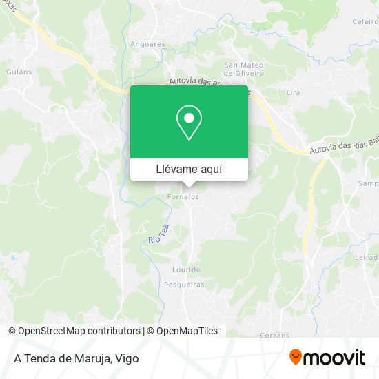 Mapa A Tenda de Maruja