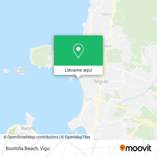 Mapa Bonitiña Beach