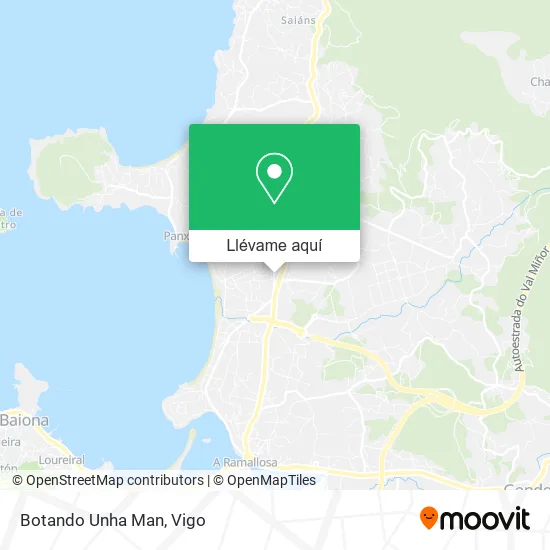 Mapa Botando Unha Man