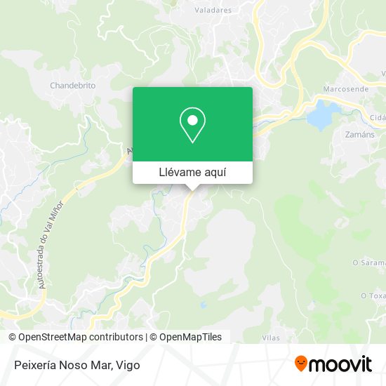 Mapa Peixería Noso Mar