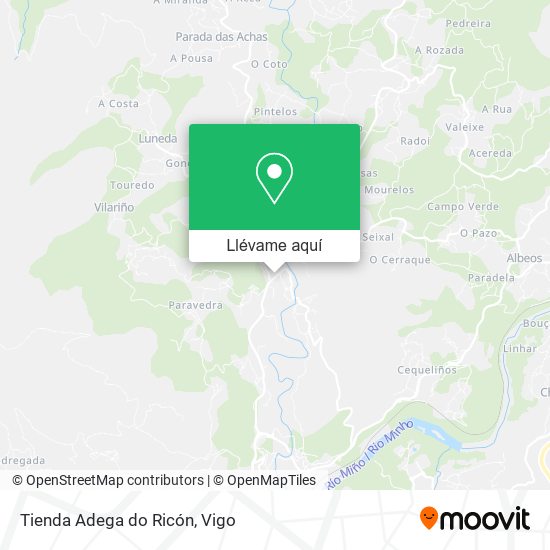 Mapa Tienda Adega do Ricón